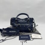 Mini Classic City Agneau Navy SHW