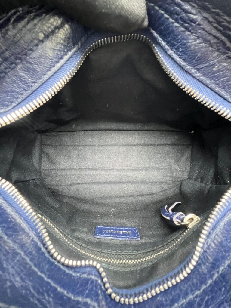 Mini Classic City Agneau Navy SHW