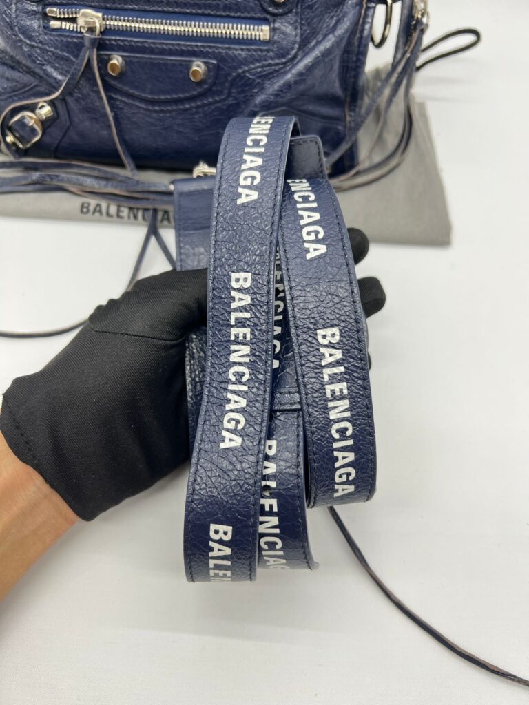 Mini Classic City Agneau Navy SHW