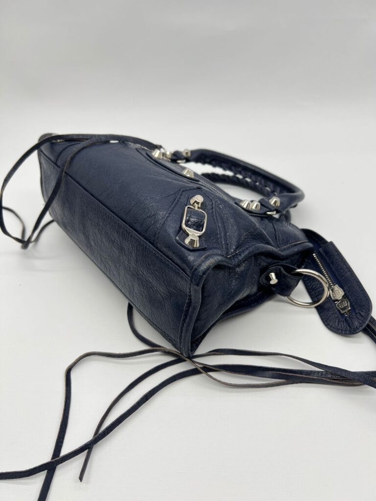 Mini Classic City Agneau Navy SHW