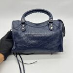 Mini Classic City Agneau Navy SHW