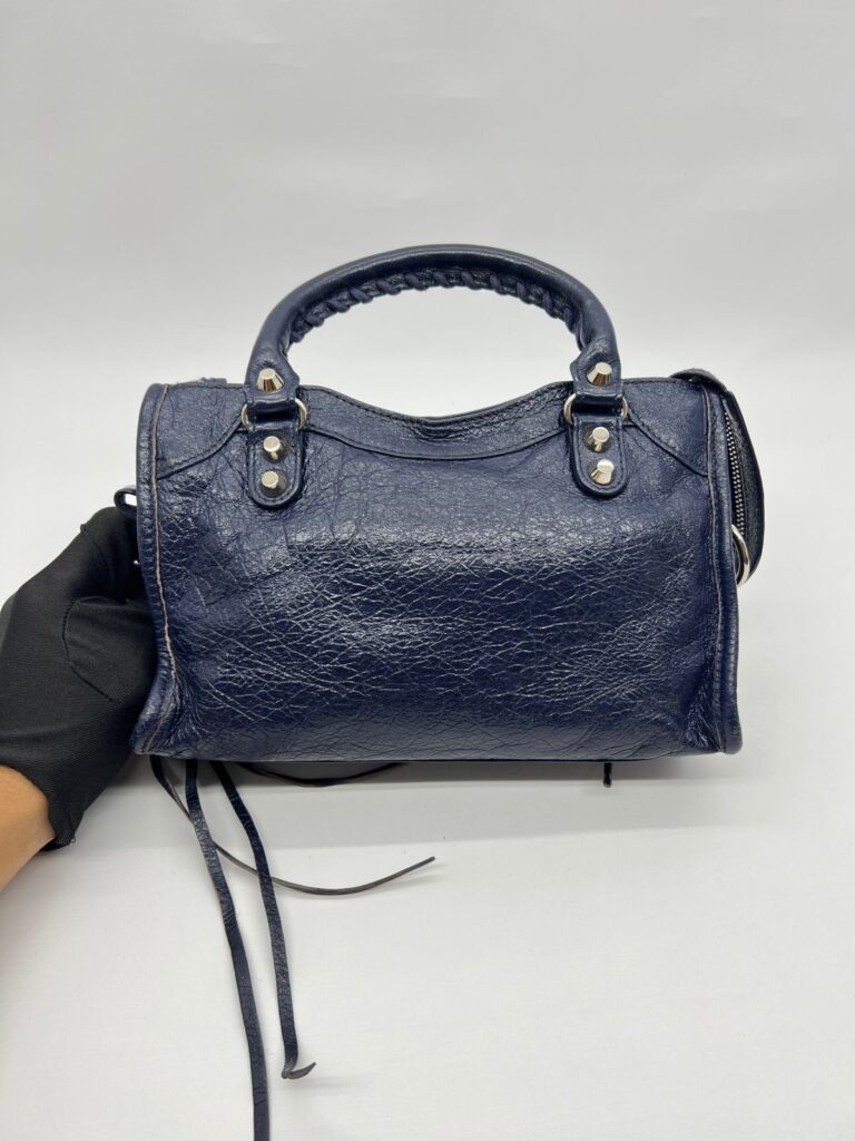 Mini Classic City Agneau Navy SHW