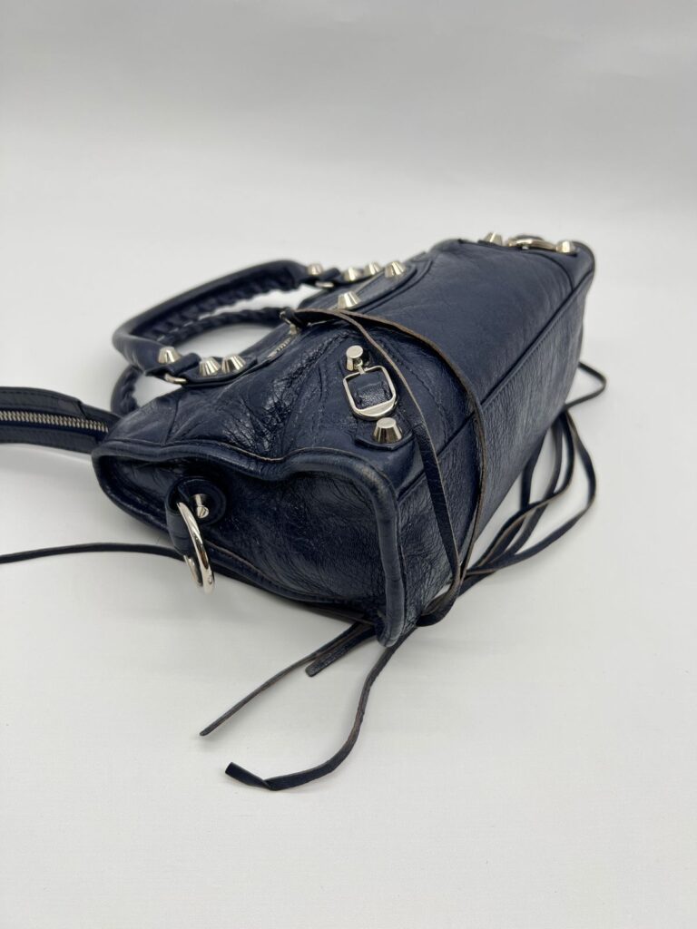 Mini Classic City Agneau Navy SHW