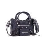 Mini Classic City Agneau Navy SHW