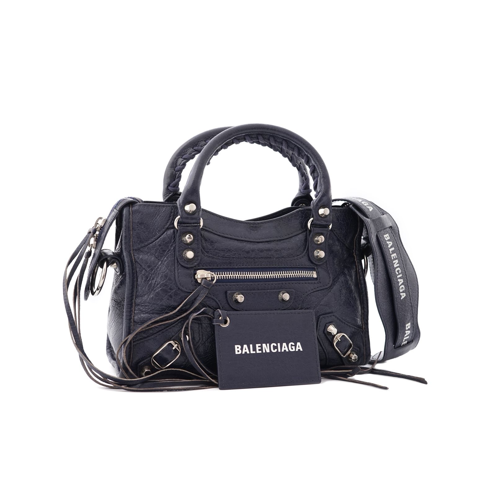 Mini Classic City Agneau Navy SHW