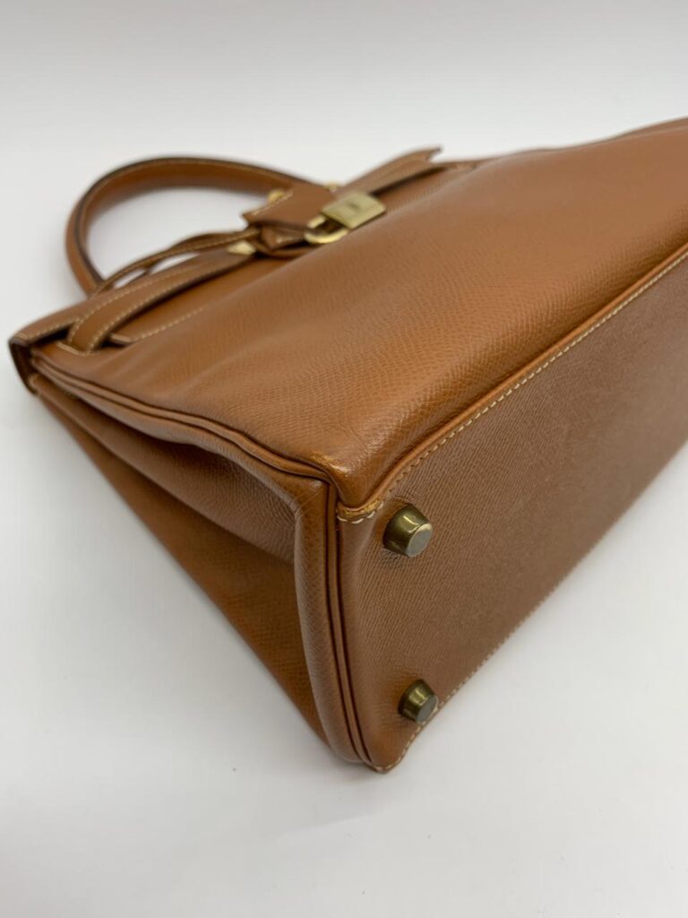 Kelly 28 Epsom Gold on Gold Hardware