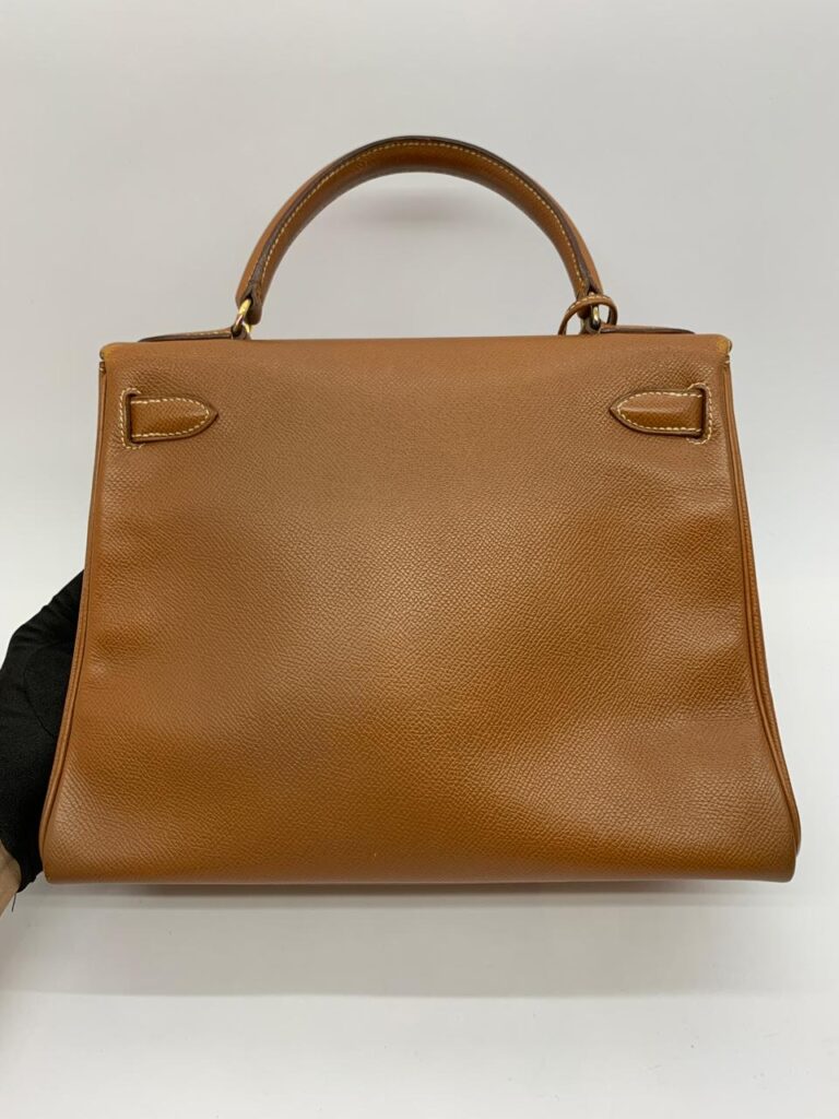 Kelly 28 Epsom Gold on Gold Hardware