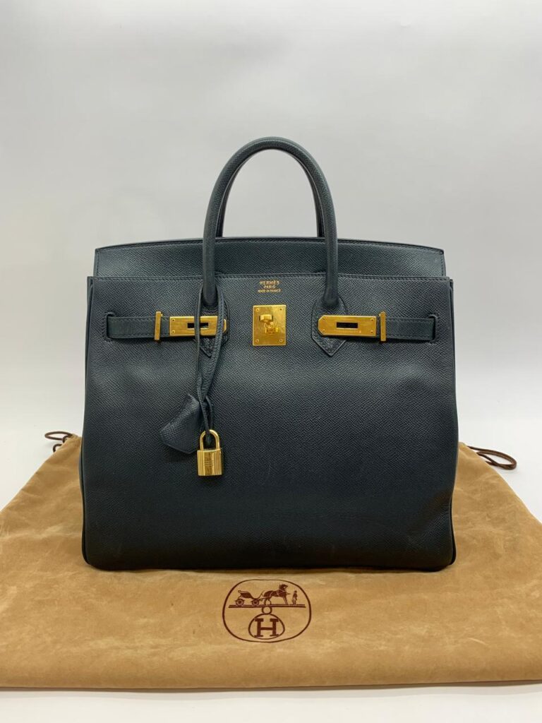 Birkin Hac Epsom Bleu Gold Hardware