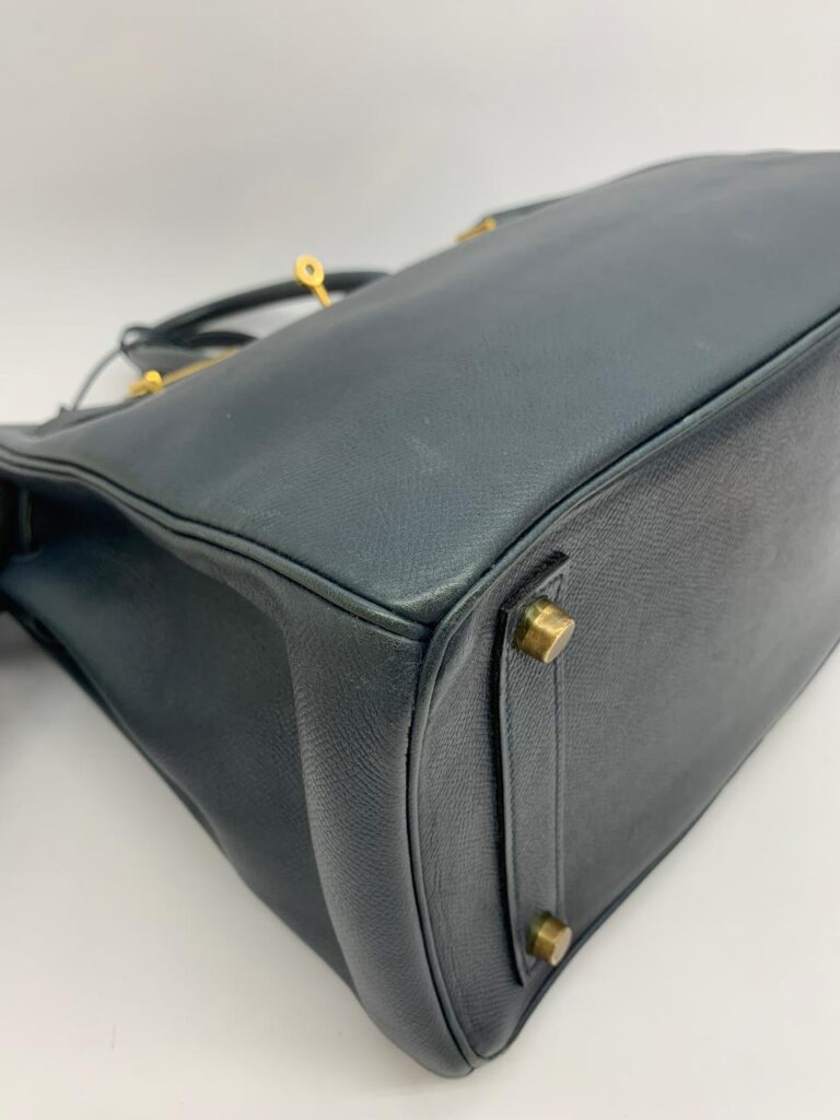 Birkin Hac Epsom Bleu Gold Hardware