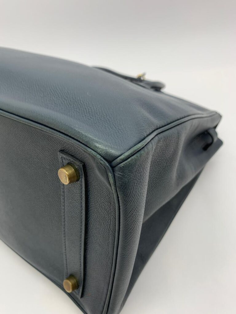 Birkin Hac Epsom Bleu Gold Hardware