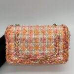 Mini Rectangle Tweed Pink Orange SHW