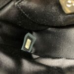 Mini Flap Bag Black Satin GHW