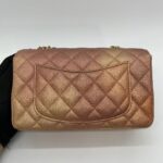 Mini Rectangle Irredescent Peach GHW