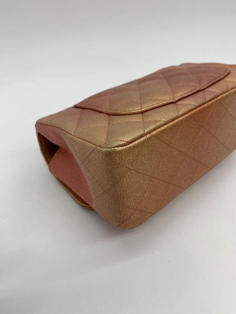 Mini Rectangle Irredescent Peach GHW