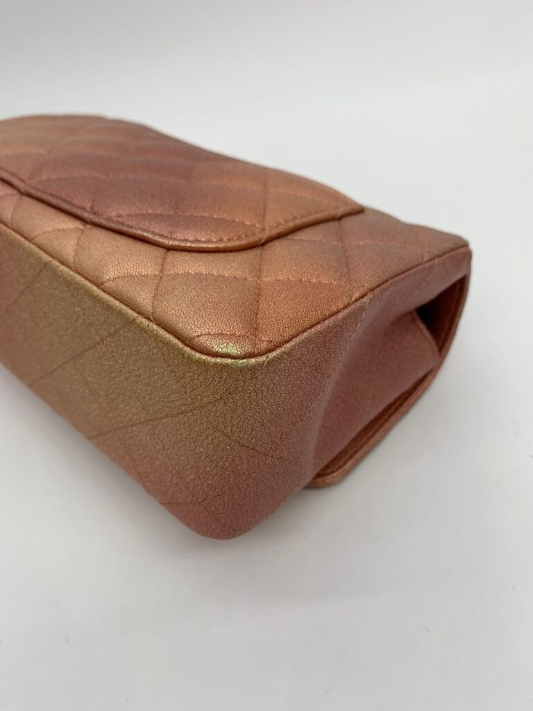 Mini Rectangle Irredescent Peach GHW