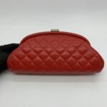 Timeless Clutch Caviar Red SHW