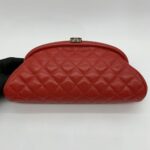 Timeless Clutch Caviar Red SHW