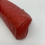 Timeless Clutch Caviar Red SHW