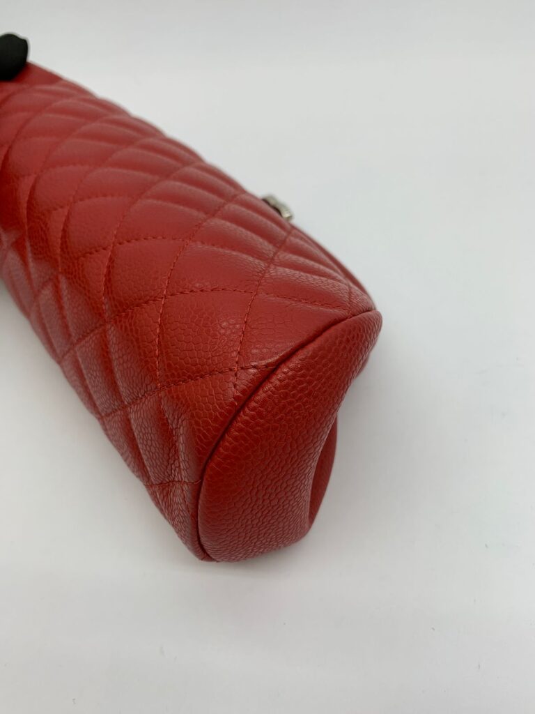 Timeless Clutch Caviar Red SHW
