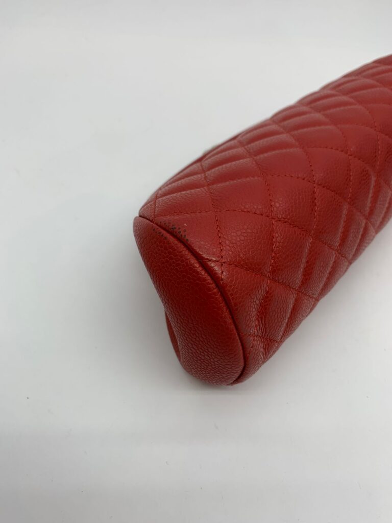 Timeless Clutch Caviar Red SHW