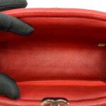 Timeless Clutch Caviar Red SHW