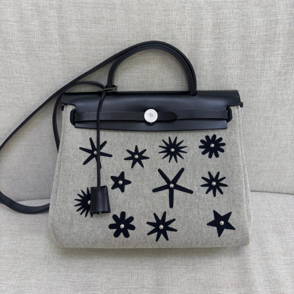 Herbag 31 H Plum CC Rider Cloute Noir/Ecru Palladium Hardware