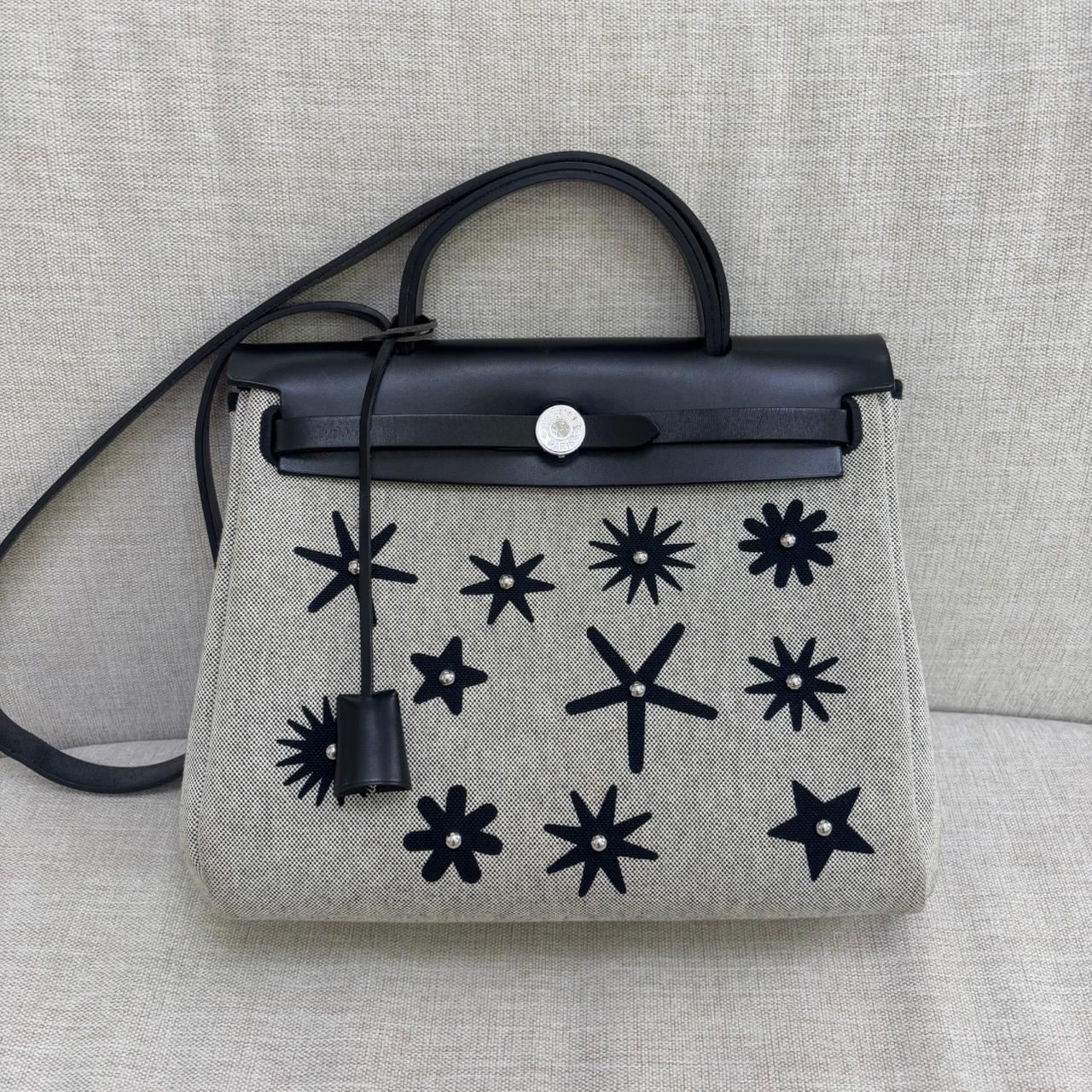 Herbag 31 H Plum CC Rider Cloute Noir/Ecru Palladium Hardware