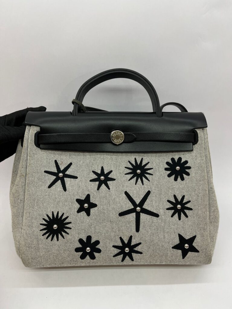 Herbag 31 H Plum CC Rider Cloute Noir/Ecru Palladium Hardware