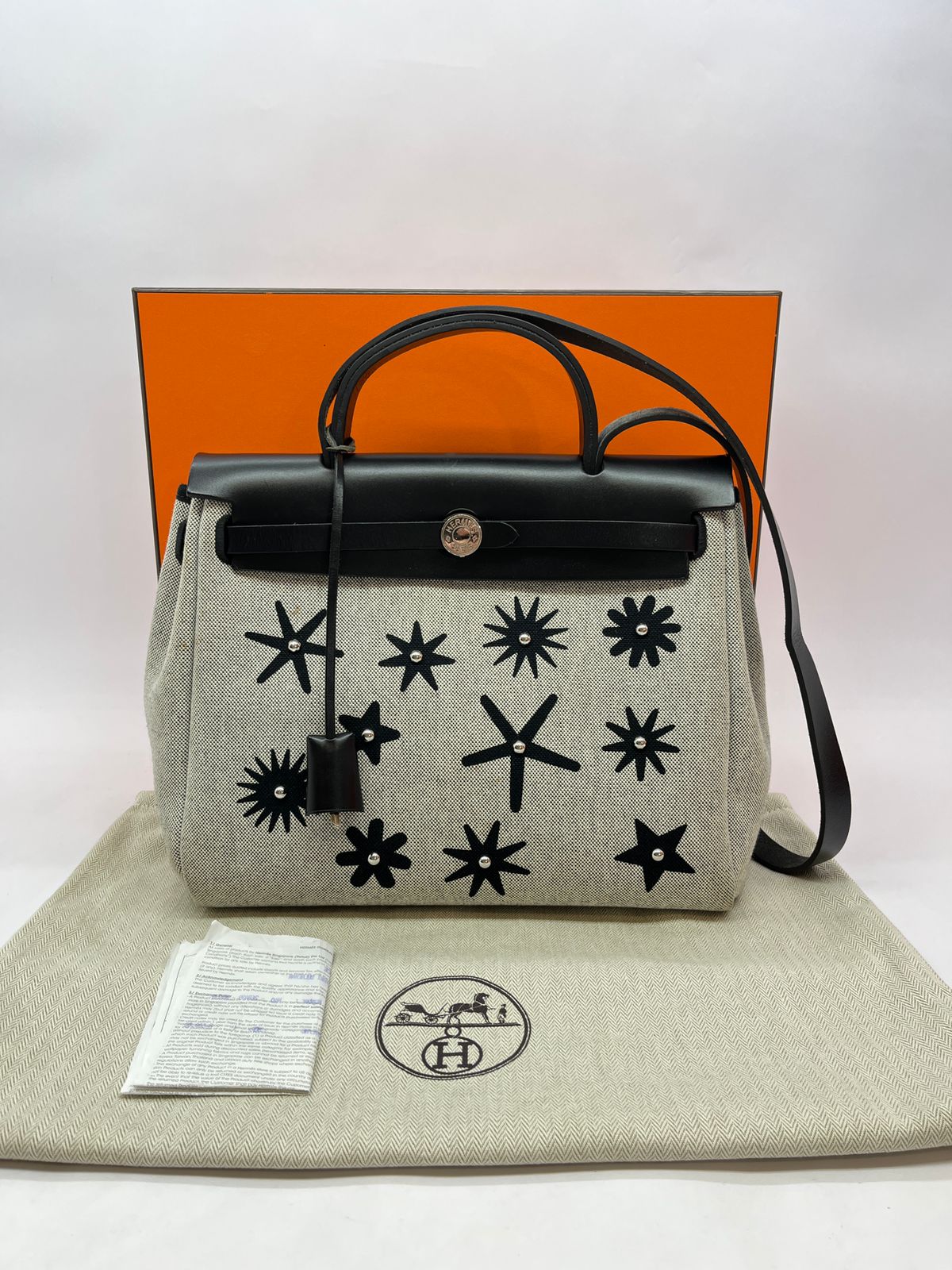 Herbag 31 H Plum CC Rider Cloute Noir/Ecru Palladium Hardware