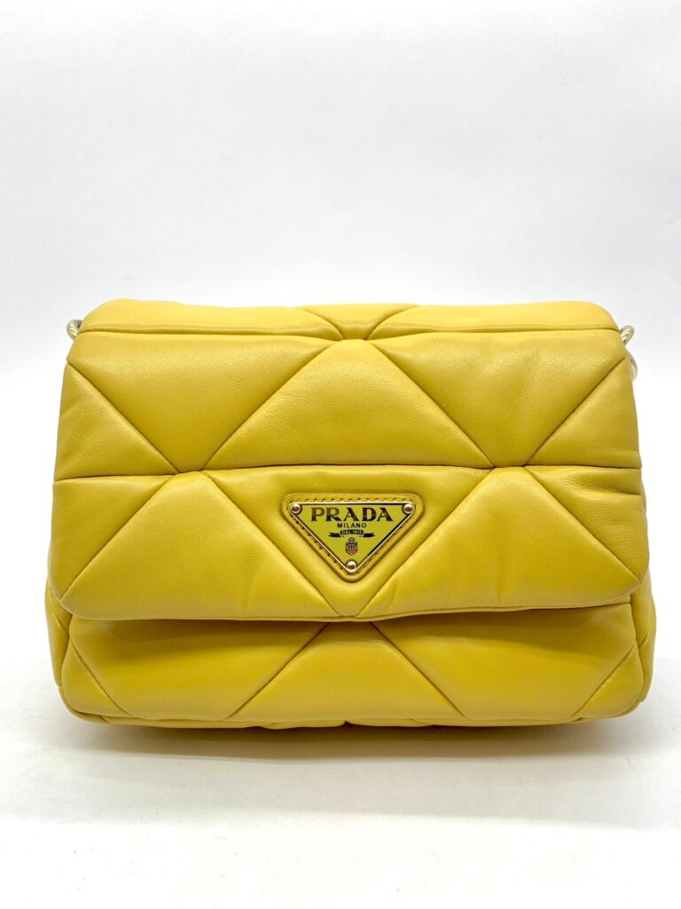 Patchwork Padded Shoulder Bag Nappa Patch Ginestra/ Yellow Gold Hardware