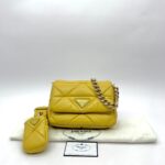 Patchwork Padded Shoulder Bag Nappa Patch Ginestra/ Yellow Gold Hardware