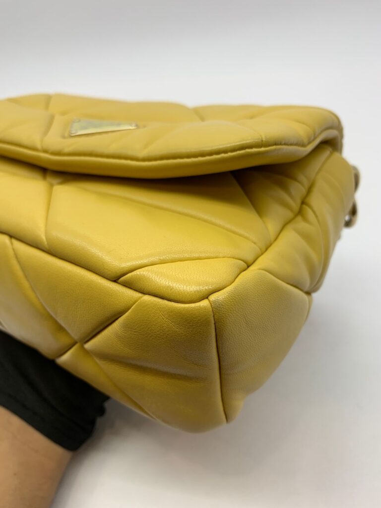 Patchwork Padded Shoulder Bag Nappa Patch Ginestra/ Yellow Gold Hardware