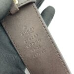 Interlocking Belt 3.5cm Supreme Canvas Brown Light Gold Hardware