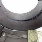 Interlocking Belt 3.5cm Supreme Canvas Brown Light Gold Hardware