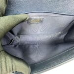 Boy 25 Caviar Navy Gold Hardware