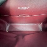 Maxi Classic D. Flap Lambskin Black Silver Hardware