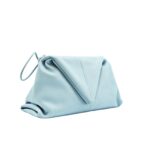 Trine Angular Ice Blue Gold Hardware