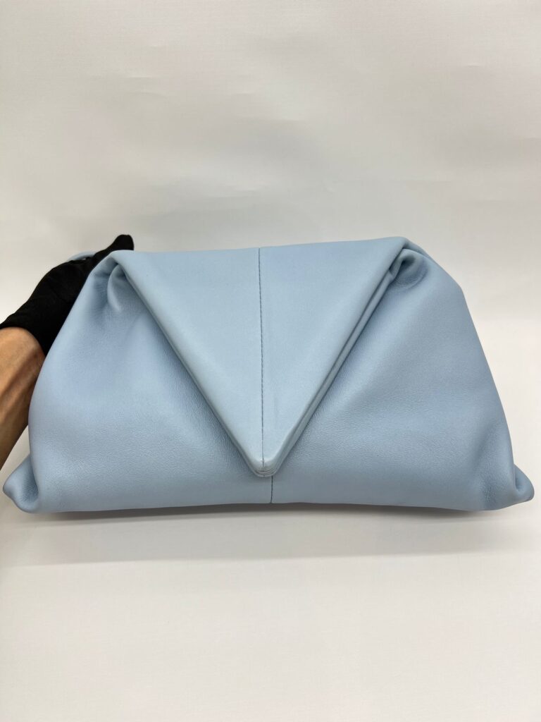 Trine Angular Ice Blue Gold Hardware