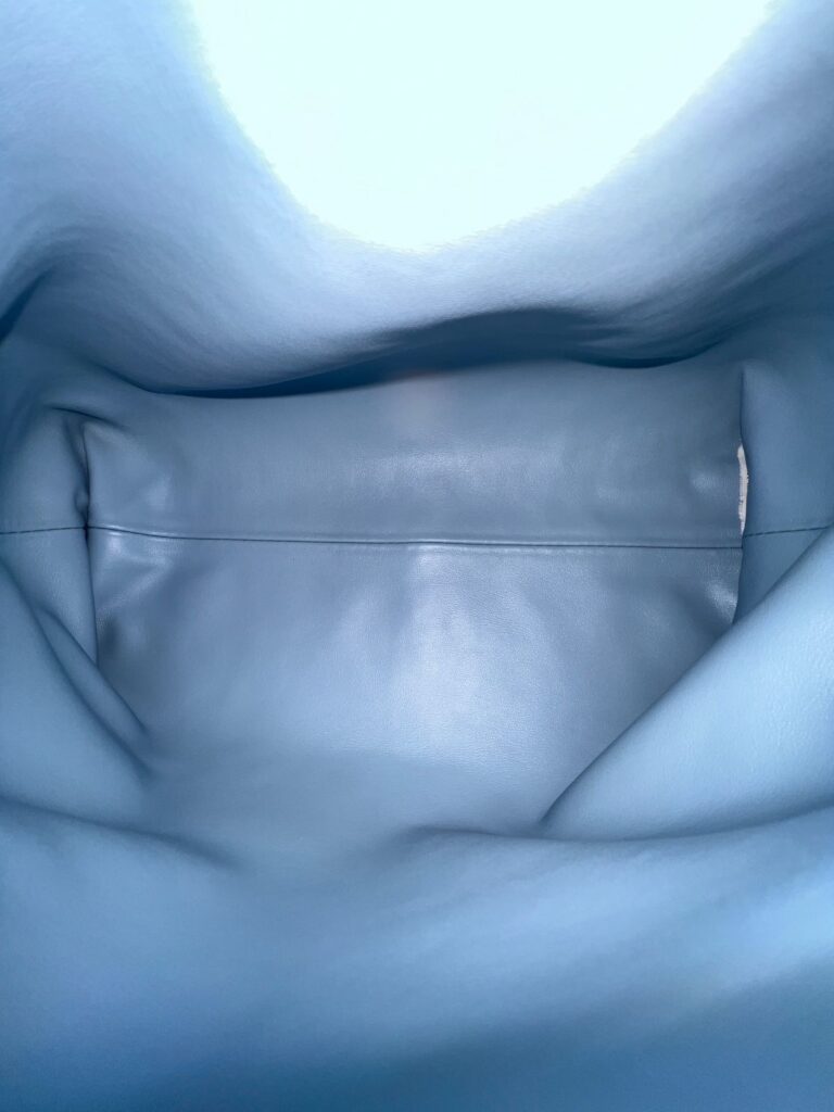 Trine Angular Ice Blue Gold Hardware