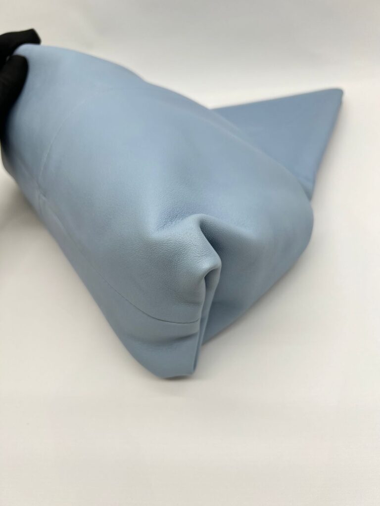 Trine Angular Ice Blue Gold Hardware