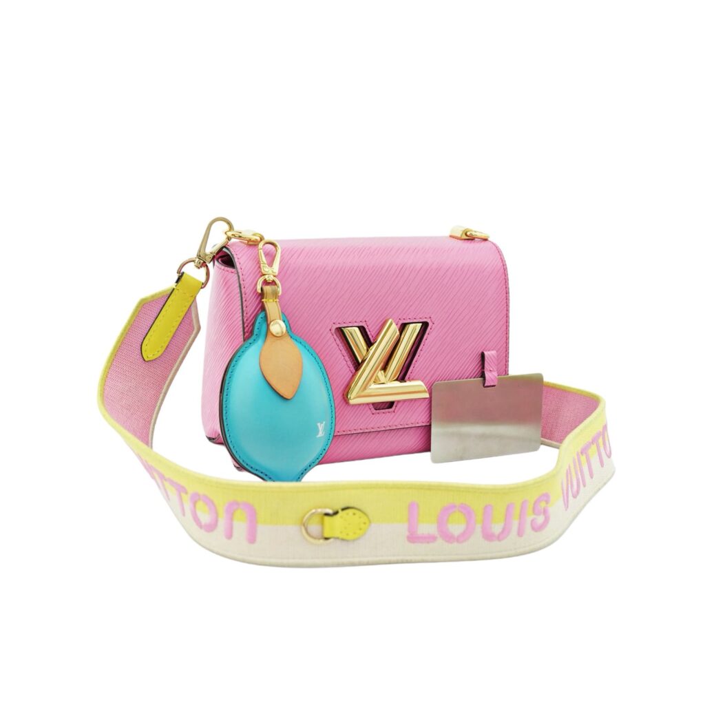 Epi Twist PM Gold Twist PM Epi Pink Gold Hardware