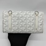 Monte Carlo Mini Case White Goyardine Silver Hardware