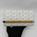Monte Carlo Mini Case White Goyardine Silver Hardware