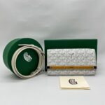 Monte Carlo Mini Case White Goyardine Silver Hardware