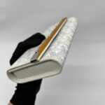 Monte Carlo Mini Case White Goyardine Silver Hardware