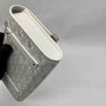 Monte Carlo Mini Case White Goyardine Silver Hardware