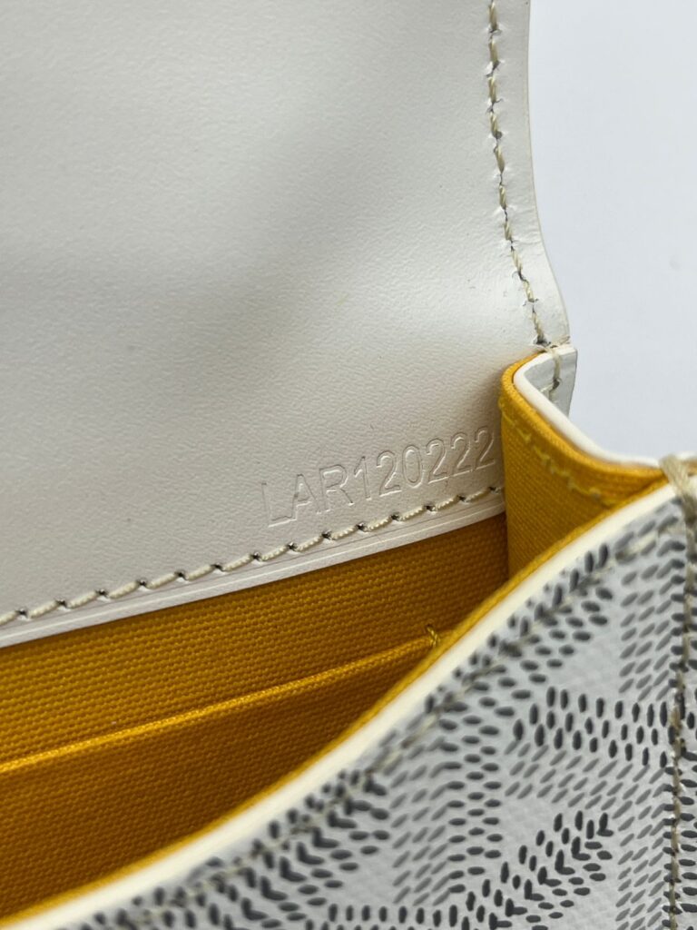 Monte Carlo Mini Case White Goyardine Silver Hardware