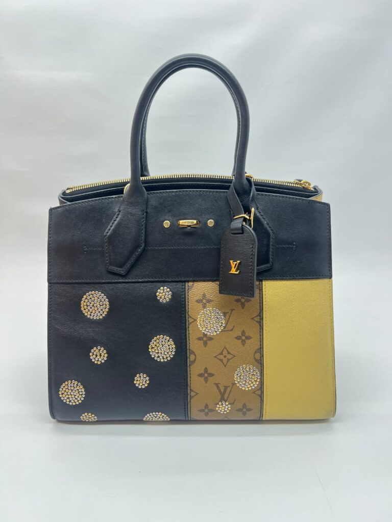 City Steamer MM Monogram Reverse Night Light Studded GHW