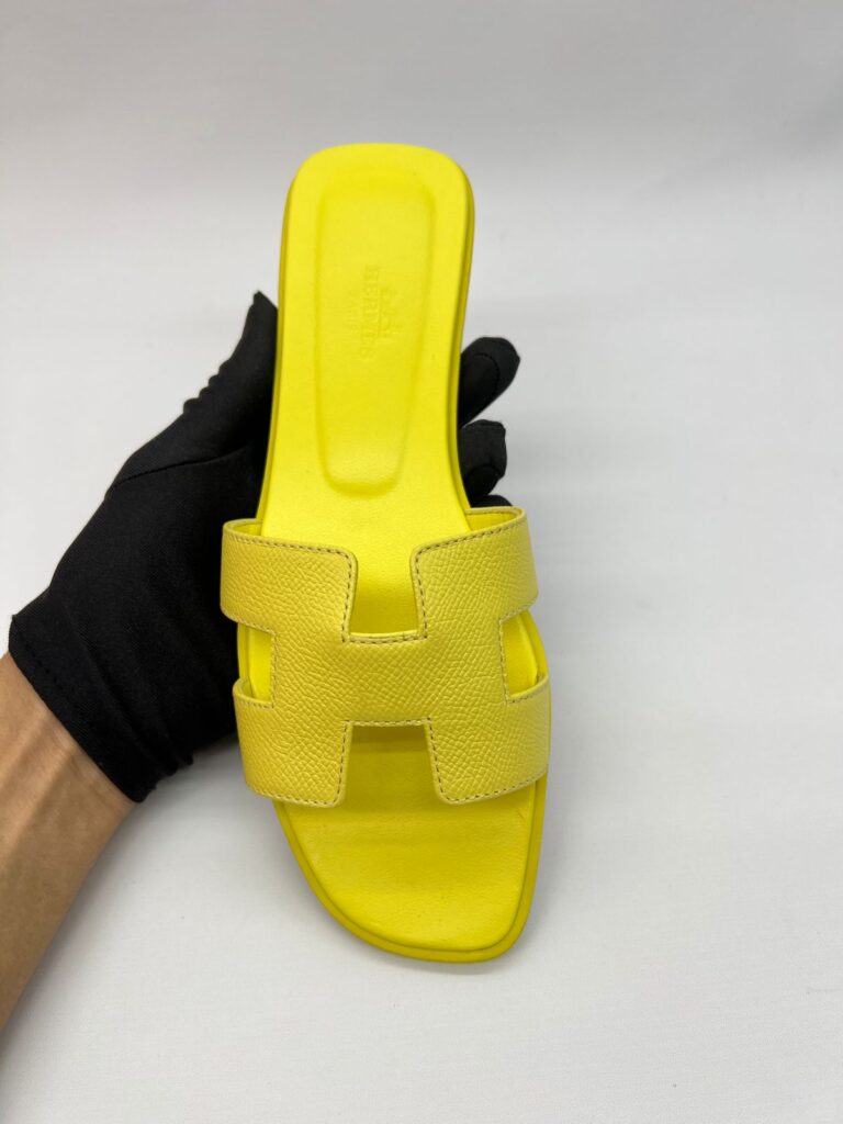 Oral Sandal Epsom Jaune