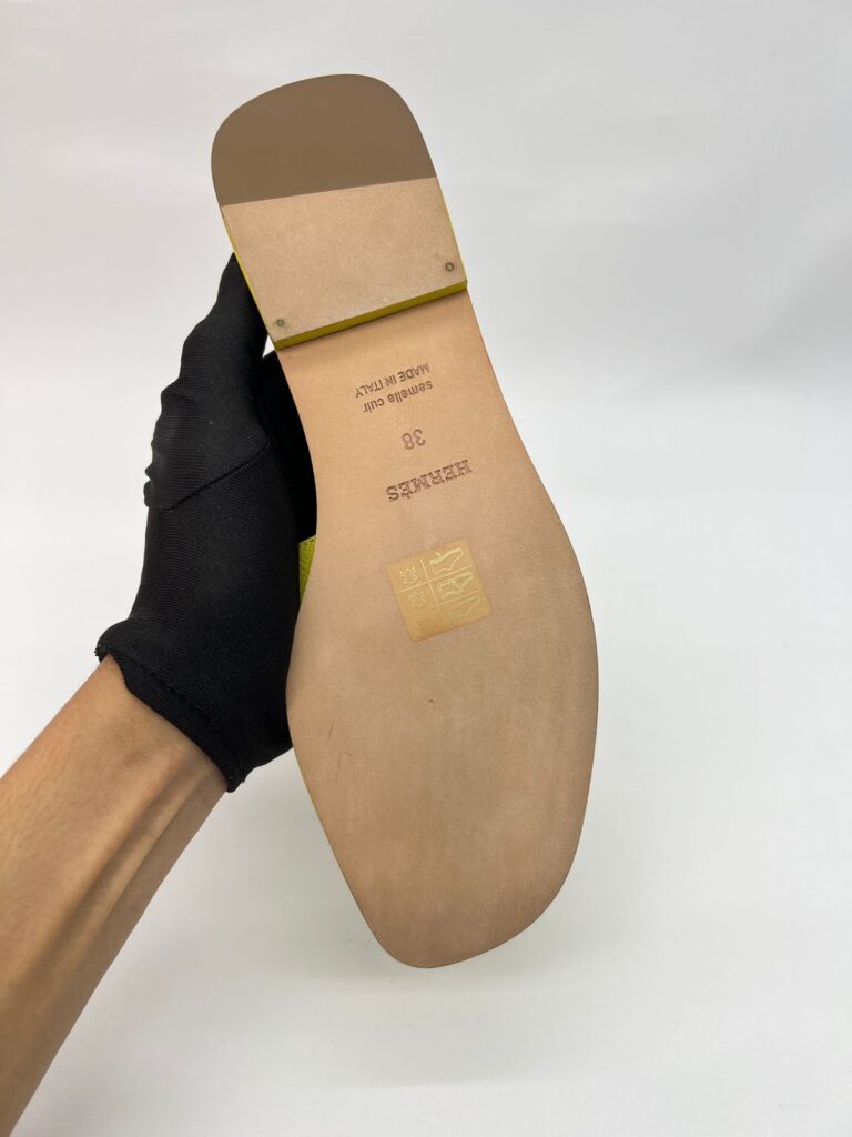 Oral Sandal Epsom Jaune